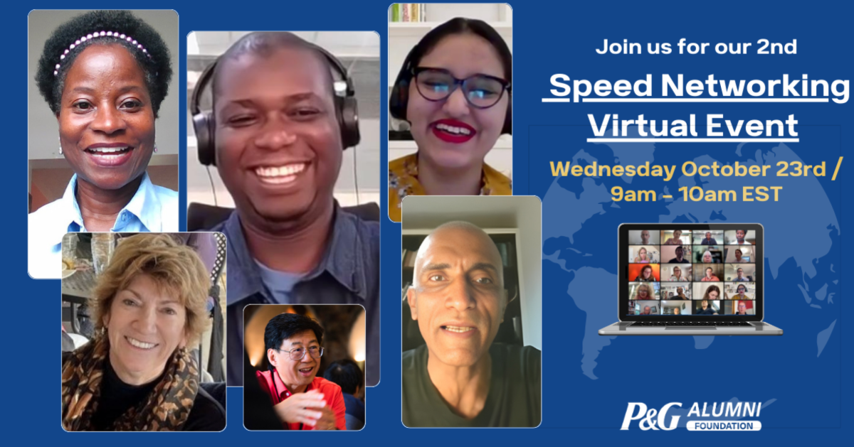 P&G Foundation Speed Networking Virtual Event