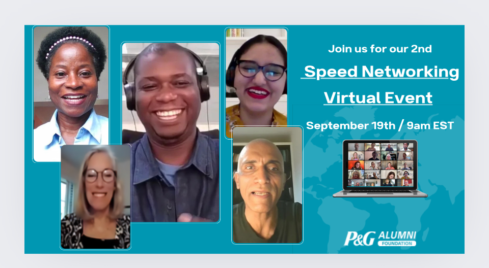 P&G Foundation Speed Networking Virtual Event