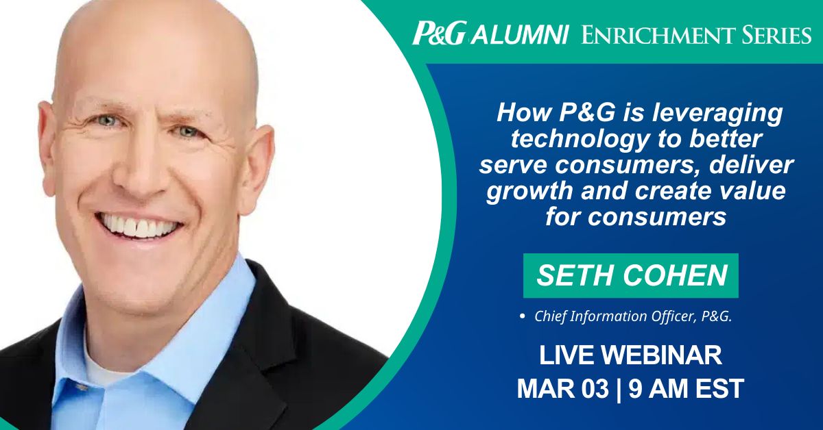 ES Webinar: How P&G Uses Technology and AI to Drive Growth