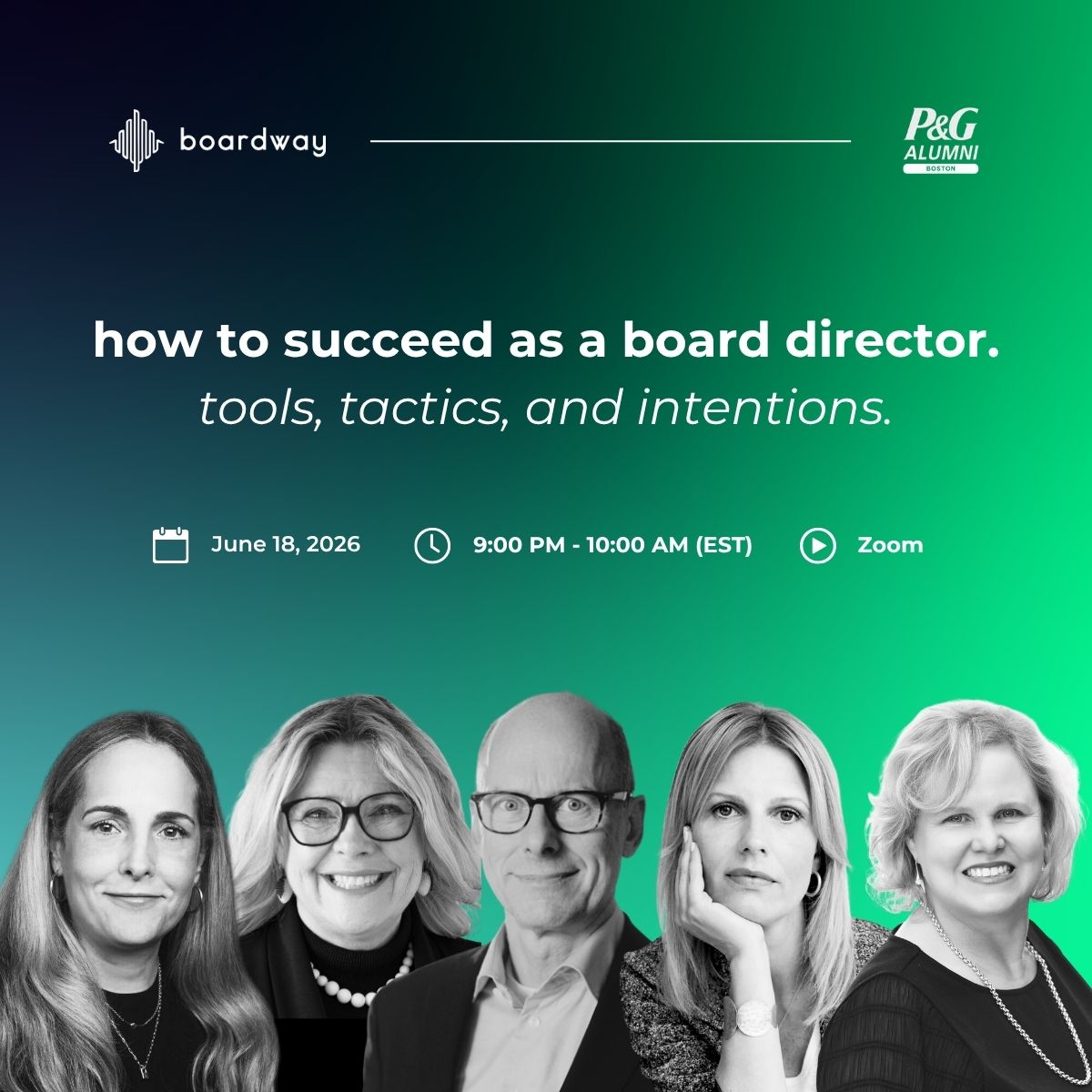 Boston & NE Chapter Board Series: How to earn trust and create value as a Director