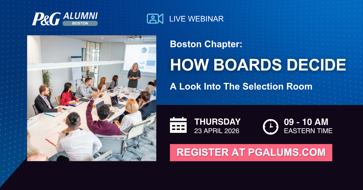 Boston & NE  Chapter: How Boards Decide-a look into the selection room