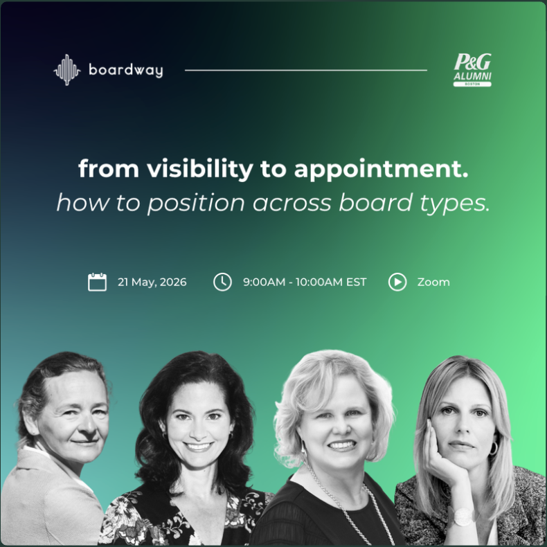 Boston & NE Chapter Board Series: How to Position across Board types: one profile, multiple possibilities