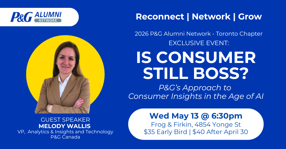 Toronto Chapter: Is Consumer Still Boss?